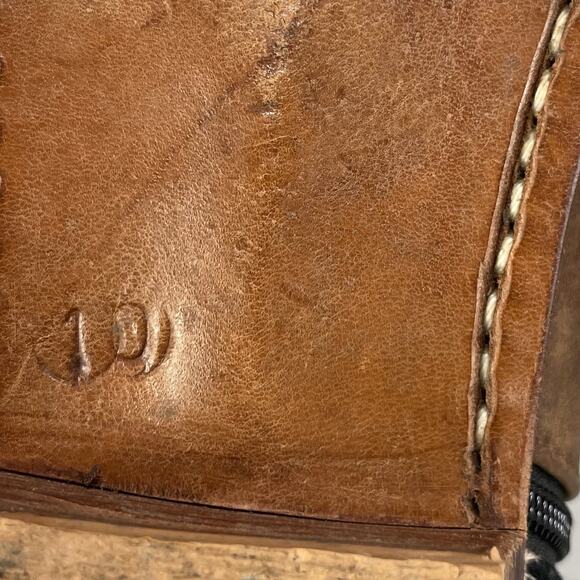 The Root Collective Lee Slip On Booties Womens Size 10 Brown Leather Woven - Picture 8 of 11